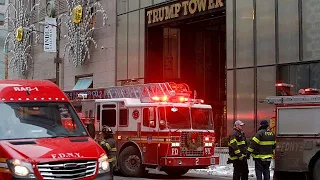 Пожар в Trump Tower