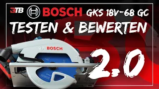 🔥 TESTEN & BEWERTEN! Die BOSCH GKS 18V-68 GC Akku HANDKREISSÄGE von PROFIS GETESTET! | Test & Review