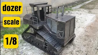 Homemade dozer scale 1/8, Caterpillar D11, part 3 | rc action homemade