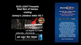 Real Men of Genius Visit Jonesy's Jukebox 12.17.2004