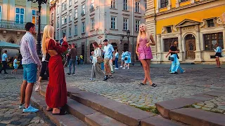 Ukraine, Lviv Walking Tour - Exploration of the Central Part of the City. INDEPENDENCE DAY 2023