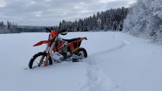 Winter Enduro | Insane New Years Ride - KTM EXC 300 TPI