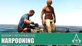 Assassin's Creed Black Flag - Harpooning [All Sea Animals]