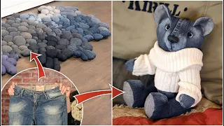 FANTASTIC Old Jeans Ideas ||  Best Out of Waste || Old Clothes Reuse