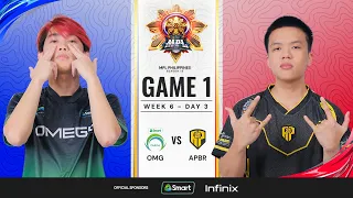 MPL PH S13 - W6D3- OMG vs APBR - GAME 1