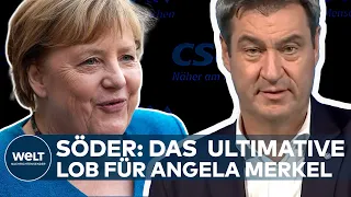 BUNDESTAGSWAHL 2021: Nach Kritik von Wolfgang Schäuble! Plötzlich bricht Söder eine Lanze für Merkel