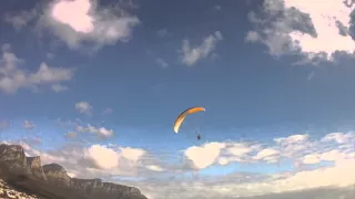 Paragliding round Lions head Cape Town