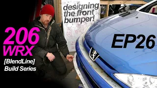 [BlendLine] Build Series *Building a budget WRC car* - 206 WRX Ep26 - Designing the front bumper!