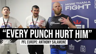 PFL Europe: Anthony Salamone reflects on his SPECTACULAR win over Daniel Ladero in Newcastle