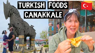 Eating Some Unusual TURKISH FOODS Exploring CANAKKALE