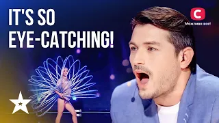 🌌 FANTASTIC HULA HOOPS 🤩 Cyr Wheel, Gold, Shine and Speed | Best Auditions | Got Talent 2024