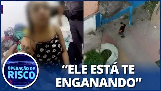 Esposa tenta 'passar pano' para traficante, mas drone filmou tudo: “Deixa de ser boba”