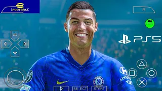 eFootball PES 2023 PPSSPP Android Camera Ps5 Offline  Best Graphics New menu face kits transfere