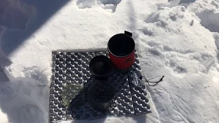 Winter Backpacking Hack: Using A Canister Stove Below Freezing