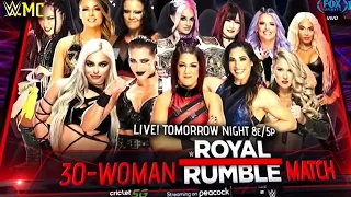 WWE Women’s Royal Rumble 2023 Match Card V2