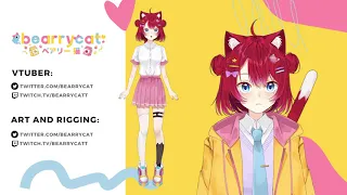 [ Live2d Vtuber] Showcase: Bearrycat