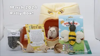 Reviewing March 2024's Ratty Box!