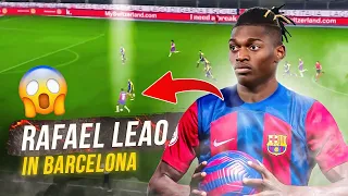 RAFAEL LEAO is a NEW BARCELONA' PLAYER 😱 So, what it will be? | WHAT IF