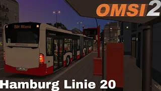 OMSI 2 | Hamburg Linie 20 | Unterwegs auf der Metrobuslinie 25 mit dem C2 G 4 Türer