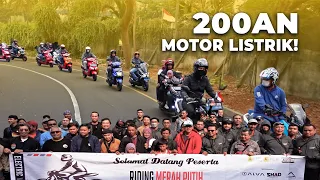 #EVRIDE RIDING MERAH PUTIH BARENG KOMUNITAS MOTOR LISTRIK! DIJAMIN SERU!