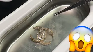 Dirty jewelry wash Ultrasonic cleaning