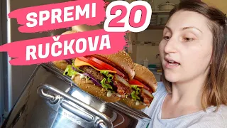 KAKO BRZO SPREMITI ČAK 20 RUČKOVA | IDEJE ZA RUČAK | FOOD HAUL | RUČAK IZ ZAMRZIVAČA | FREEZER MEALS