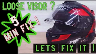 Loose Helmet Visor Fix ( For Any Helmet)