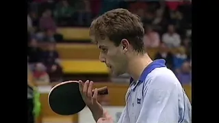 Mikael Appelgren vs Kalinikos Kreanga, SOC tabletennis 1991