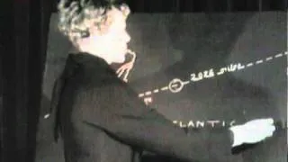 Amelia Earhart explaining her flight and the welcome she received