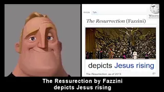 Mr Incredible becoming uncanny (Vatican city)