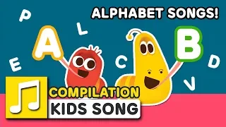 ALPHABET SONGS! | 30MIN | LARVA KIDS | LEARN TO ALPHABET | SUPER BEST SONGS FOR KIDS