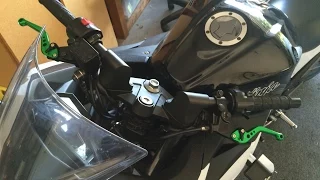 Install Ride It Levers for Ninja 300