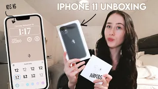 iPhone 11 Shopping & Unboxing + New iOS 16 Features | Weekly Vlog