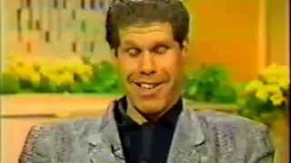 Bryant Gumbel interviews Ron Perlman and Linda Hamilton during season 1 of Beauty and the Beast.