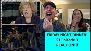Americans React | FRIDAY NIGHT DINNER | The Curtains | Season 1 Episode 3 | REACTION
