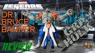 Marvel Legends Dr. Bruce Banner & Gray Hulk Opening / Comparison / Figure Review