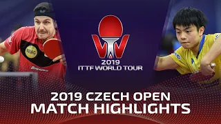 Timo Boll vs Uda Yukiya | 2019 ITTF Czech Open Highlights (R16)