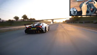 Lamborghini Veneno - Forza Horizon 5 | logitech g29 gameplay 4K