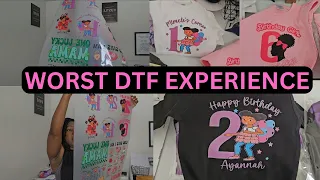 Pressed DTF For The First Time And This Happened / DTF Gone Wrong / Nufun for Black /lalacreativedes