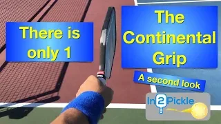 How to Grip Your Paddle - The Continental Grip - Pickleball - In2Pickle