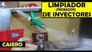 Como hacen un LIMPIADOR/probador de INYECTORES  (invento casero)