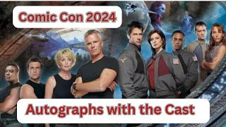 Autographs With the Cast of Stargate | Basingstoke Comic Con 24 | Stargate Fans