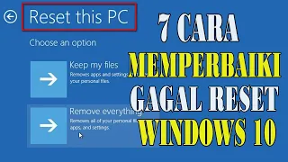 7 Cara Terbaik Memperbaiki GAGAL RESET Windows 10 dan 11