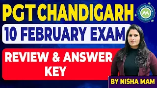 PGT Chandigarh Exam Answer KEY  & Review || COMMON Section BY NISHA SHARMA ACHIEVERS ACADEMY ||