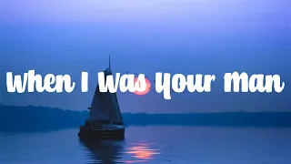 When I Was Your Man - Bruno Mars (Lyric video)