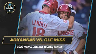 Arkansas vs. Ole Miss: 2022 College World Series highlights (6/22/22)