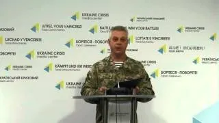 Полковник Андрій Лисенко, речник АПУ з питань АТО. УКМЦ, 3.05.2016