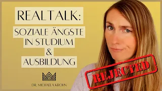 REALTALK: Soziale Ängste im Studium und in der Ausbildung (und wie auch DU sie überwinden kannst!)