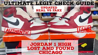 UPDATED LEGIT CHECK GUIDE JORDAN 1 CHICAGO “LOST AND FOUND” PART 2 | NEW BATCH | REAL VS FAKE