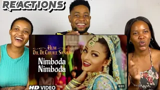African Friends Reacts To Nimboda Nimboda FULL SONG | Hum Dil De Chuke Sanam | Ajay Devgan,
